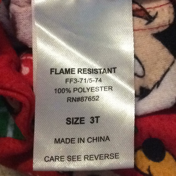 Disney 3T Xmas Pajama Set - Picture 3 of 3